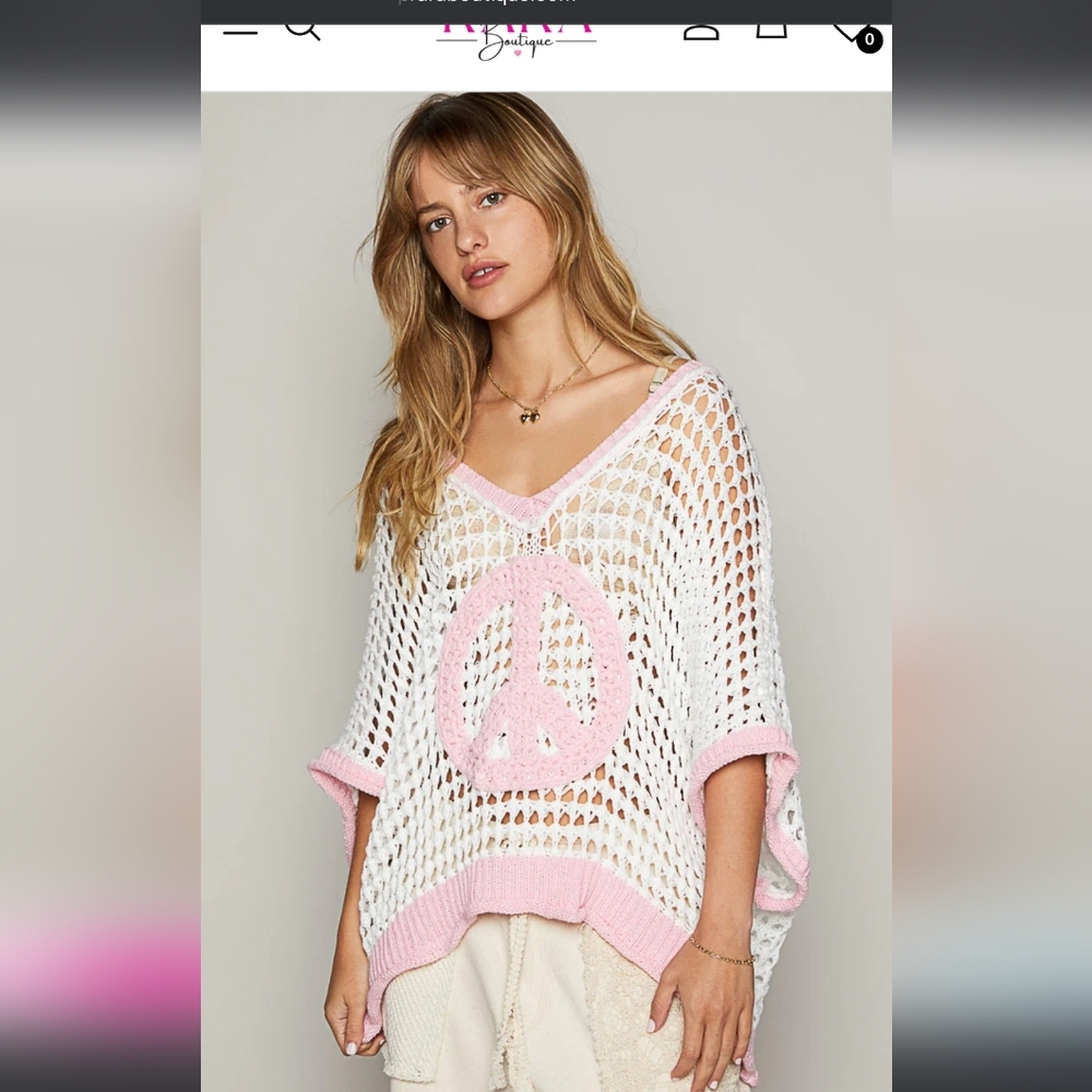 POL  Crochet Sweater - Picture 5 of 5